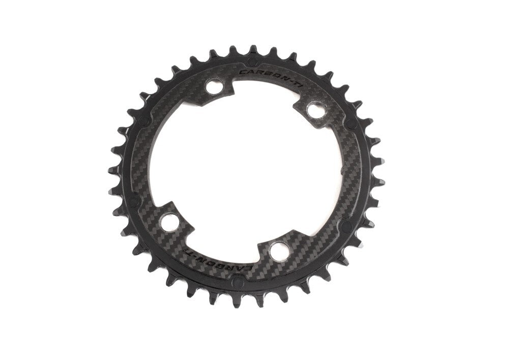 Carbon Ti X-SingleCarbon 38 x 107 (4 arms) Chainring