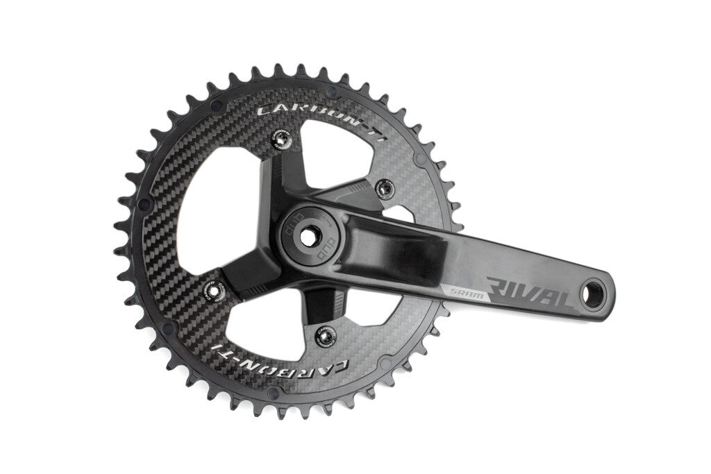 Carbon Ti X-SingleCarbon 46 x 107 (4 arms) Chainring
