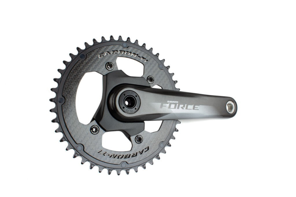 Carbon Ti X-SingleCarbon 46 x 107 (4 arms) Chainring