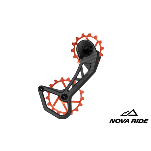 Nova Ride CCD EVO Pulley Wheels 14/17T (Pair) - Orange