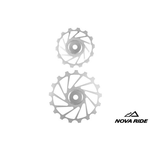 Nova Ride CCD Pulley Wheels 14/17T (Pair) - Silver