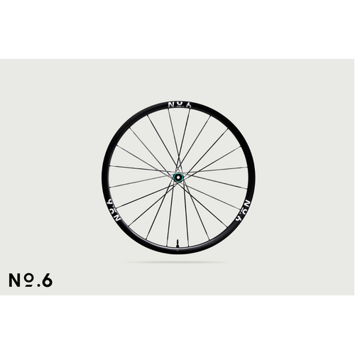 No.6 28/28 Superlight Climb Road Wheelset - White Graphics