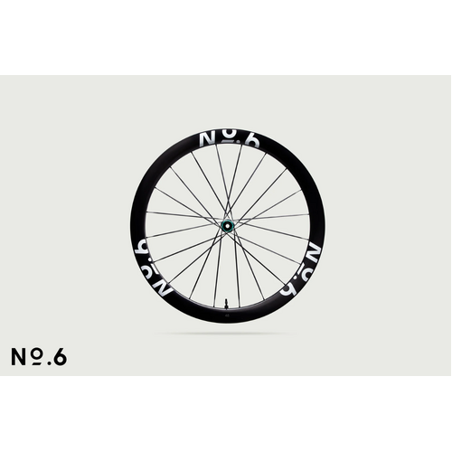 No.6 42/48 Superlight All Round Road Wheelset - White Graphics