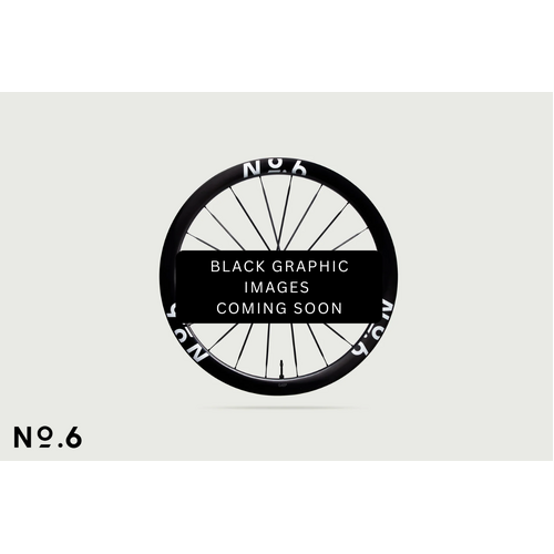 No.6 G45R Aero Gravel Wheelset - Black Graphics