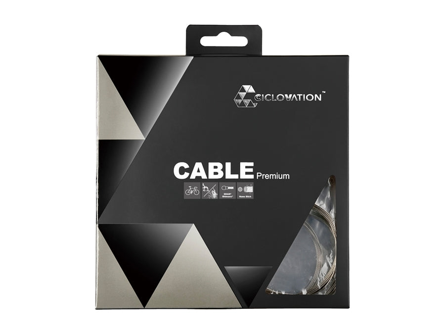 Ciclovation Premium Stainless-Nano Slick Road Brake Cable Shimano/SRAM System, 1.5mm*1700mm Box of 20