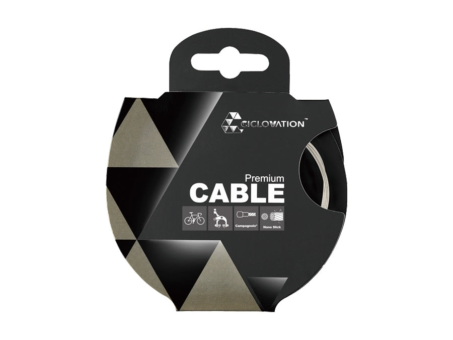 Ciclovation Premium Stainless-Nano Slick Road Brake Cable, Campagnolo System, 1.5mm*1700mm