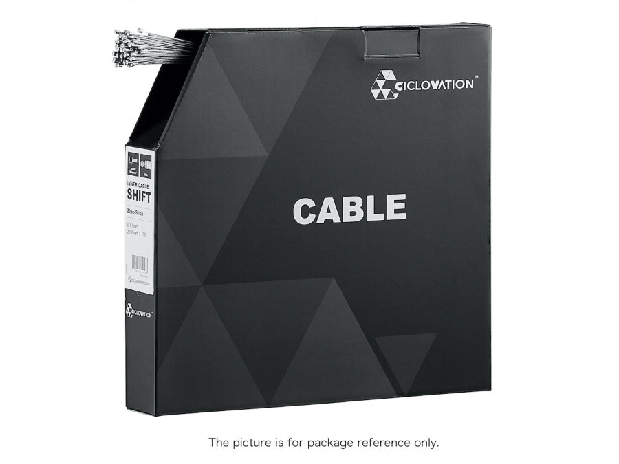 Ciclovation Advanced Zinc-Slick Road Brake Cable Shimano/SRAM System, 1.5mm*1700mm, Box of 100