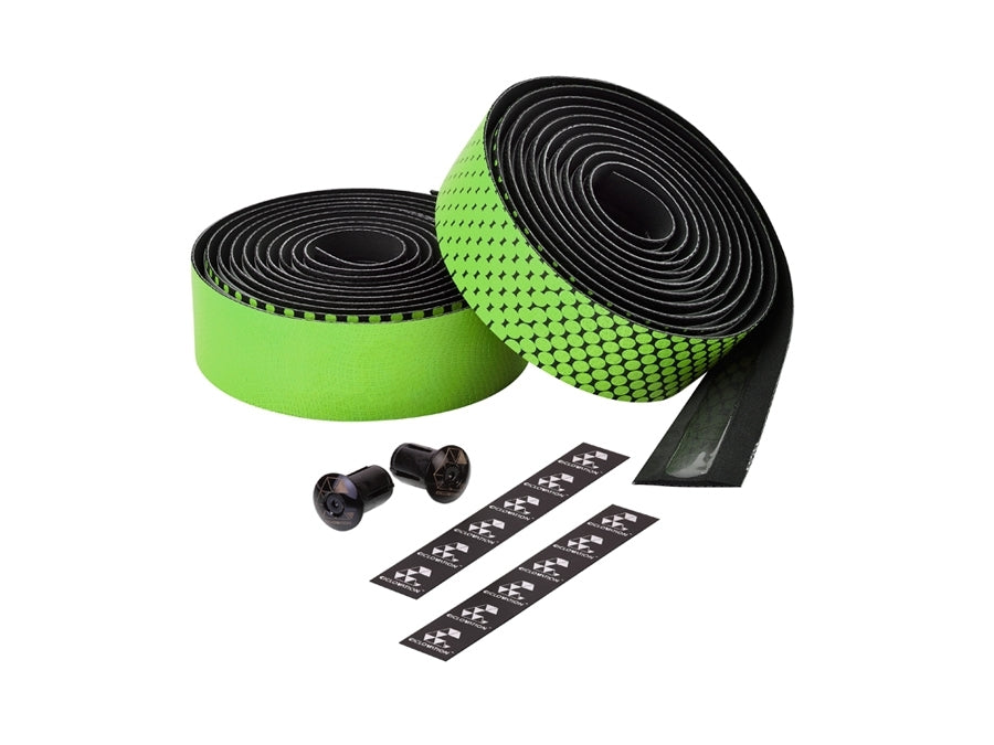Ciclovation Advanced Leather Touch Fusion Series Bar Tape - Neon Green