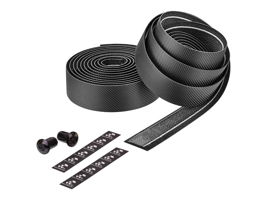 Ciclovation Advanced Leather Touch Bar Tape - 2D Carbon Black