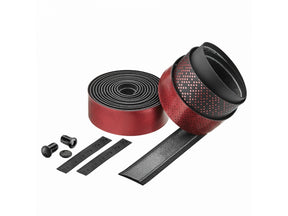 Ciclovation Advanced Leather Touch Bar Tape - Shining Metallic Ruby Red