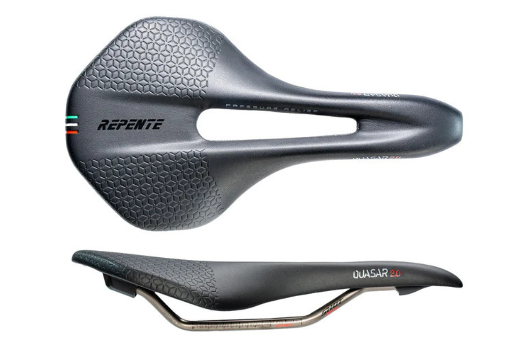 Selle Repente Quasar 2.0 Black Saddle - 170 Grams