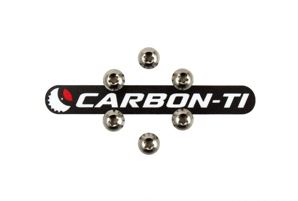 Carbon-Ti X-Rotor Titanium Bolt Kit (M5x10mm Torx)