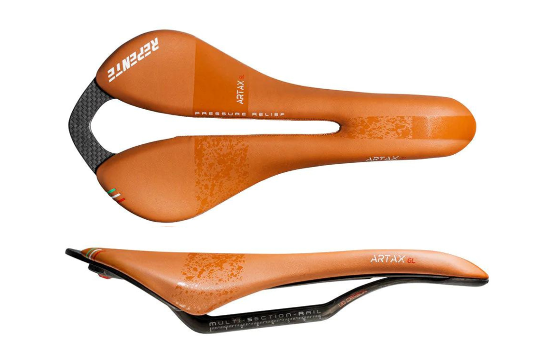 Selle Repente Artax GL Carbon Saddle Tape Combo - Brown