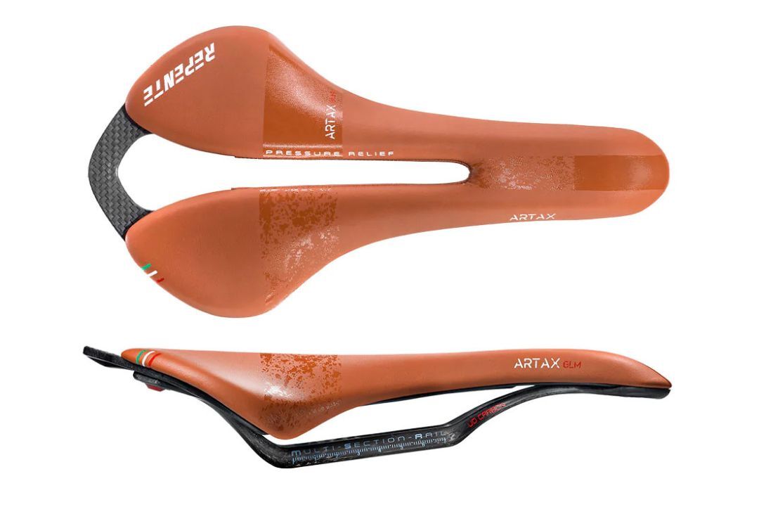 Selle Repente Artax GLM Carbon Saddle Tape Combo - Brown