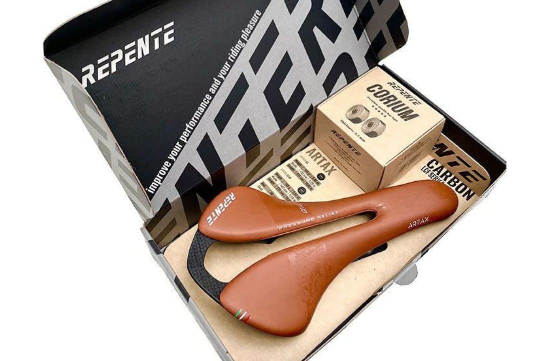Selle Repente Artax GLM Carbon Saddle Tape Combo - Brown