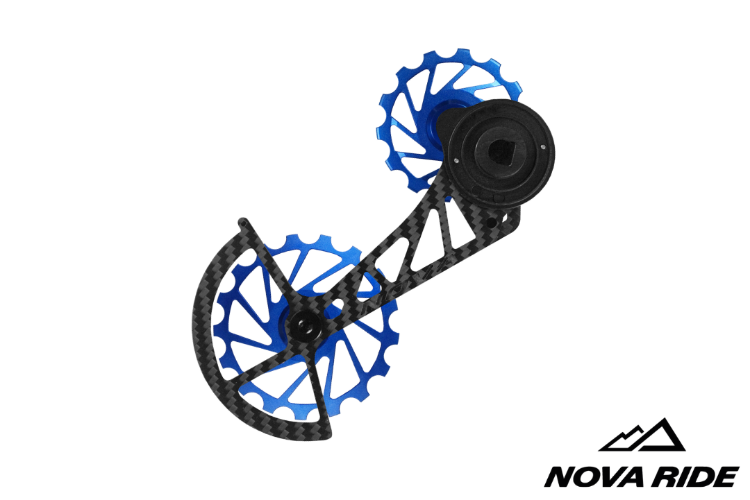 Nova Ride Carbon Ceramic Derailleur Cage - SRAM AXS Red/Force XPLR