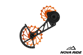 Nova Ride Carbon Ceramic Derailleur Cage - SRAM AXS Red/Force XPLR