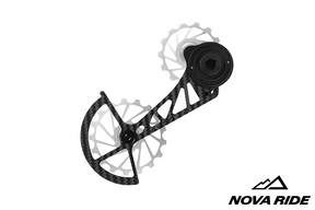 Nova Ride Carbon Ceramic Derailleur Cage - SRAM AXS Red/Force XPLR