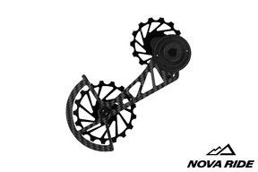 Nova Ride Carbon Ceramic Derailleur Cage - SRAM AXS Red/Force XPLR