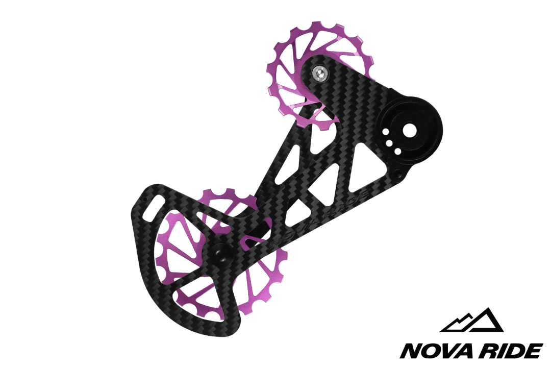Nova Ride Carbon Ceramic Derailleur Cage - SRAM MTB GX/X01/XX1