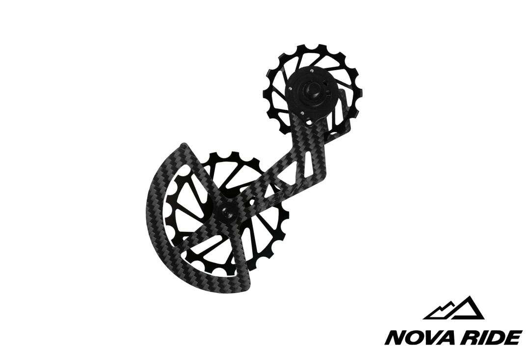 Nova Ride Carbon Ceramic Derailleur Cage - Shimano GRX810/815 11 Speed