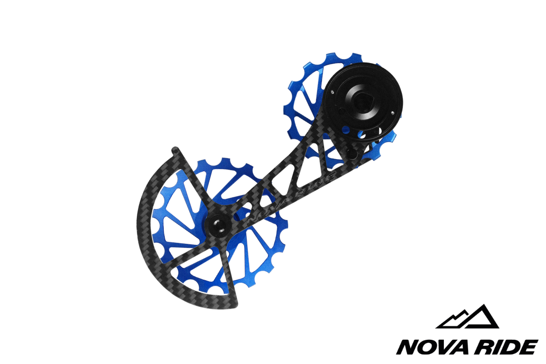 Nova Ride Carbon Ceramic Derailleur Cage - SRAM AXS Red / Force 12 Speed