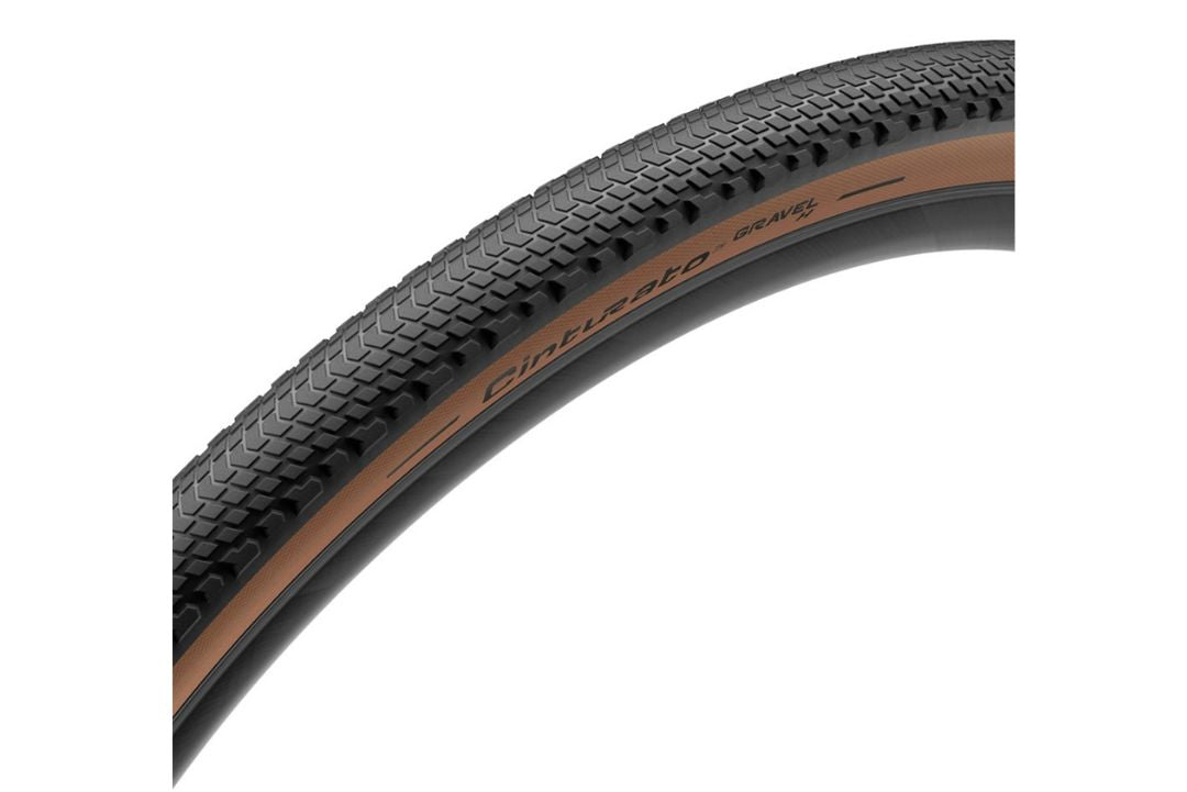 Pirelli Cinturato Gravel Classic TLR Hard Pack Tyre Folding Tan/Black