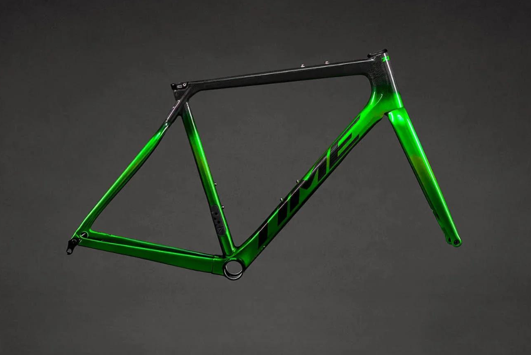 TIME ADHX 45 Vertical Green Gravel Frameset