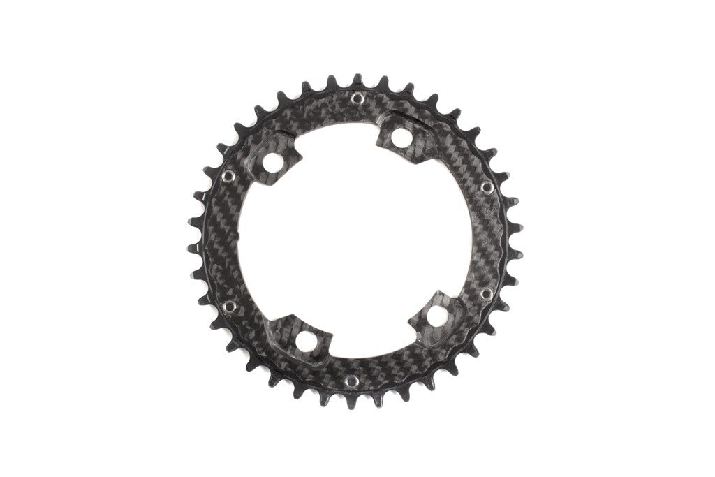 Carbon Ti X-SingleCarbon 38 x 107 (4 arms) Chainring