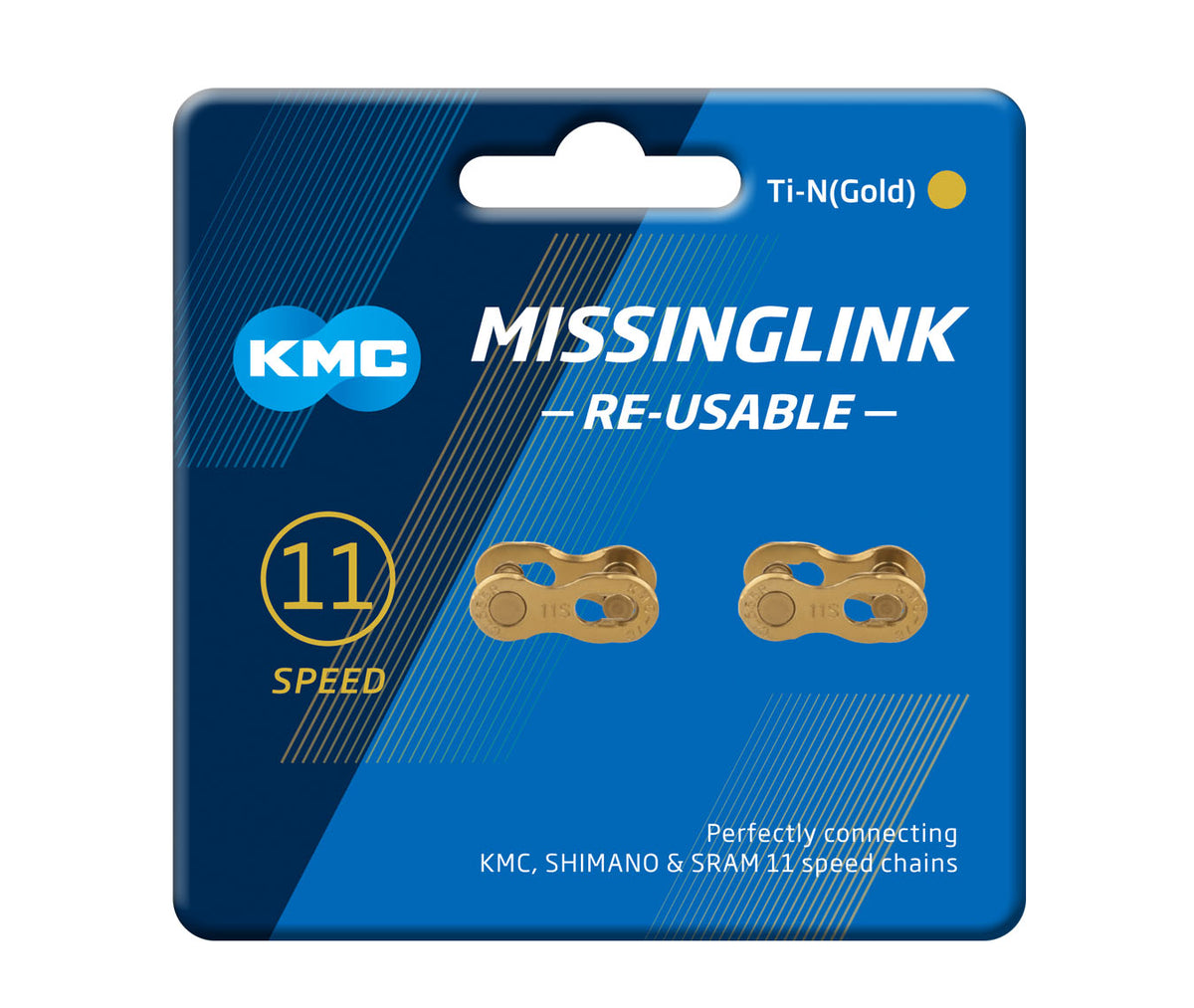 KMC Missinglink Re-Usable 11 Speed Gold