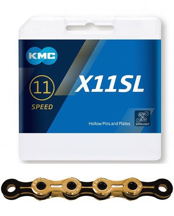 KMC X11SL Ti-N 11 Speed Gold/Black Chain