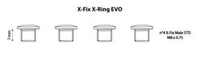 Carbon-ti X-Fix X-Ring EVO MTB Chainring Fixing Bolts